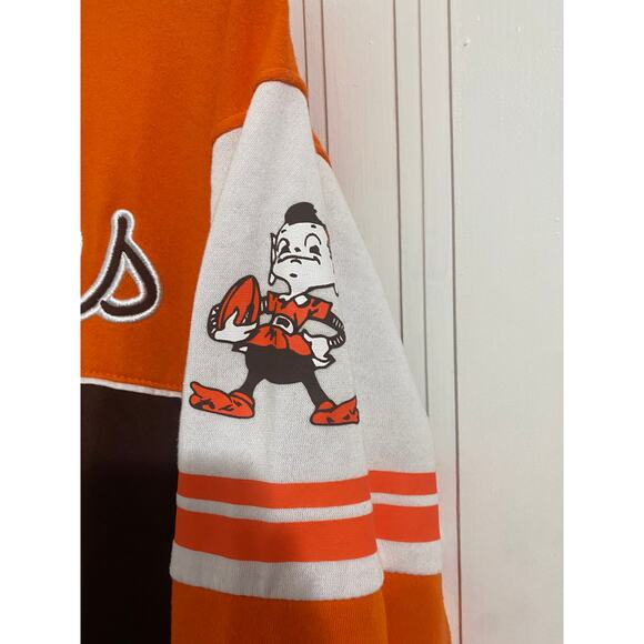 Cleveland Browns Mitchell & Ness Hoodie Size Medium - Picture 3 of 8